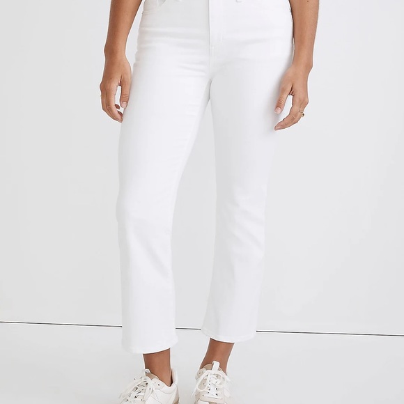 MADEWELL Cali Demi Bootcut jeans in Pure White Size 25 - Picture 10 of 15